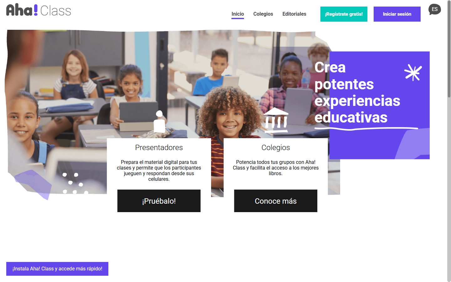Turning textbooks into a live classroom experience